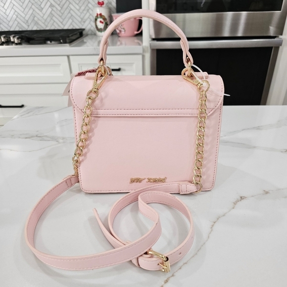 Betsey Johnson Pink Heart Mini Bag - Picture 2 of 4
